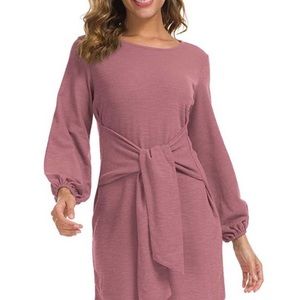 R. Vivimos dusty rose dress